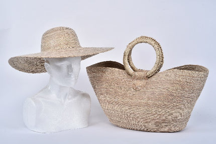 Beach Hat & Jumbo Bag Set — Model 1