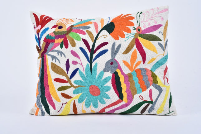 Tenango Embroidered Cushion Cover - Style 1