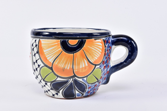 Talavera style ceramic mug - Abba-Express
