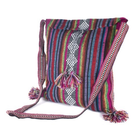 Chiapas Handwoven Morral Bag — Model 2