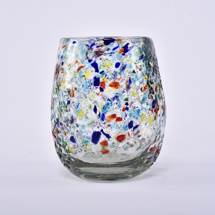 Blown Glass Vase - Confetti Multicolor