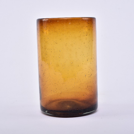 Blown Glass Vase - Amber
