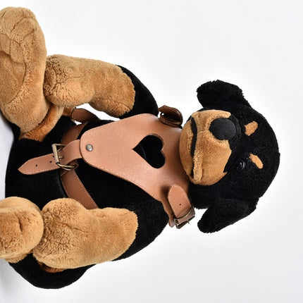 Genuine Leather Dog Chest Harness — Big (Light Brown)