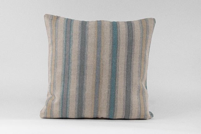 Frego Striped Cushion Cover - Light Blue/Grey