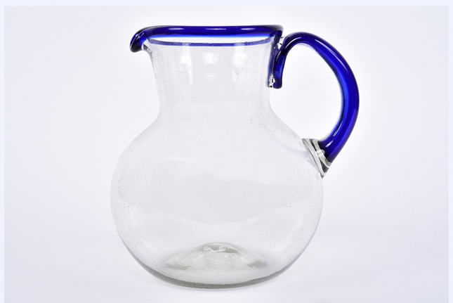 Blown Glass Jar - Royal Blue