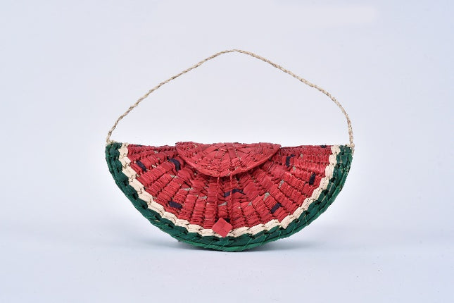 Watermelon Straw Bag