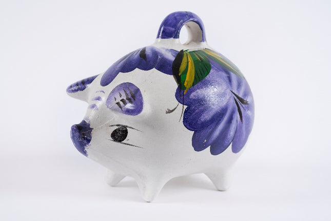 Mexican Classic Piggy Bank - Purple