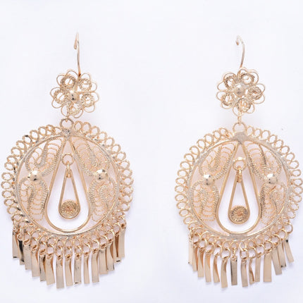 Filigree Charra Earrings — Gold