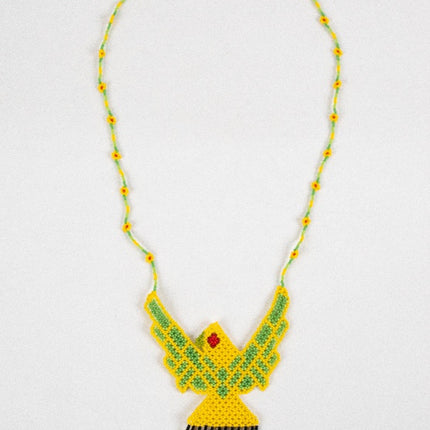Eagle Wings Wixárika Beaded Necklace (Style 2)