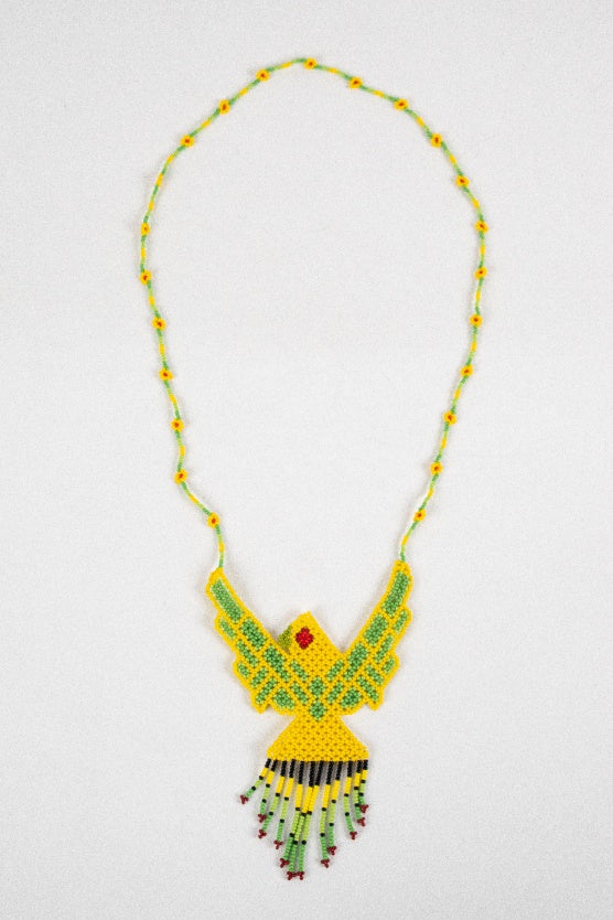 Eagle Wings Wixárika Beaded Necklace (Style 2)