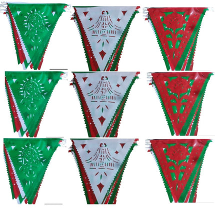 Mexican Papel Picado Banner - Model 3