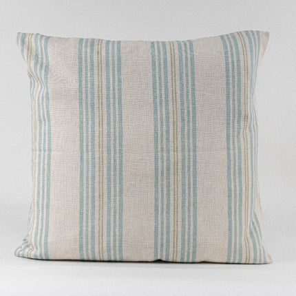 Frego Striped Cushion Cover - Beige/Light Blue