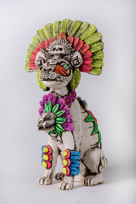 Xoloitzcuintle Dog Clay Figure