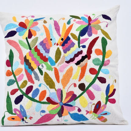 Tenango Embroidered Cushion Cover - Style 6