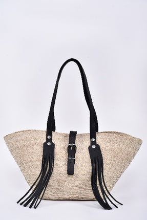 Medium Totte Bag with Black Leather Handles