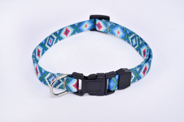Small Breed Dog Collar — Blue