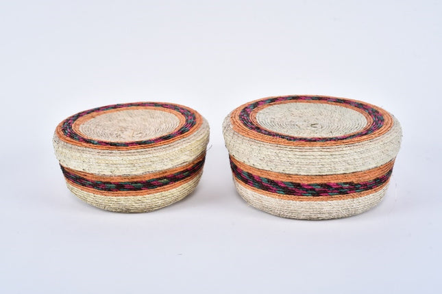 Palm Tortilla Warmer Duo - Natural/Mango