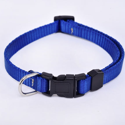 Small Breed Dog Collar — Navy Blue