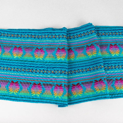 Oaxaca Table Runner - Aqua