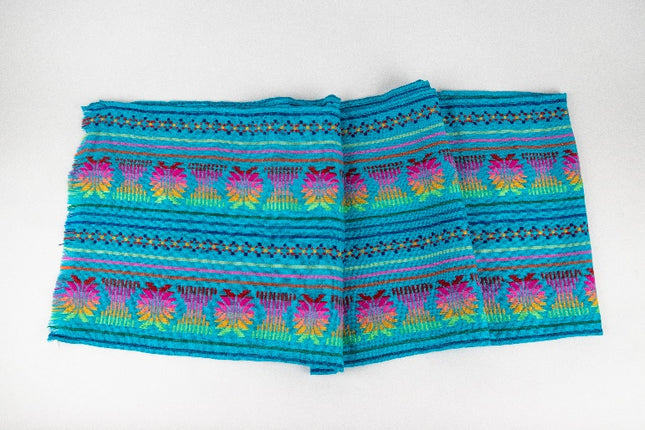 Oaxaca Table Runner - Aqua
