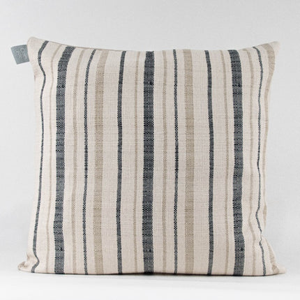 Frego Striped Cushion Cover - Beige/Blue