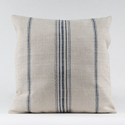 Frego Striped Cushion Cover - Light Beige/Blue