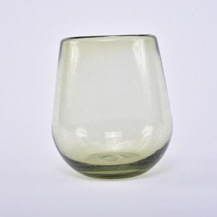 Blown Glass Vase - Sage Green