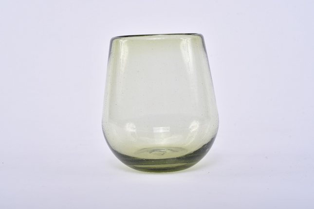 Blown Glass Vase - Sage Green