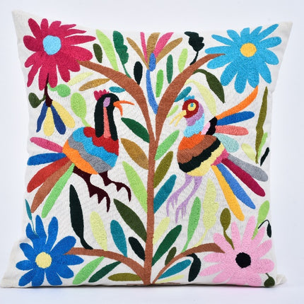 Tenango Embroidered Cushion Cover - Style 7