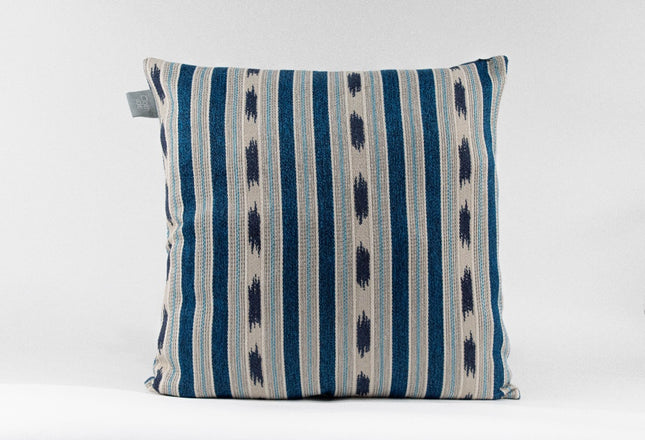 Frego Striped Cushion Cover - Blue Tones