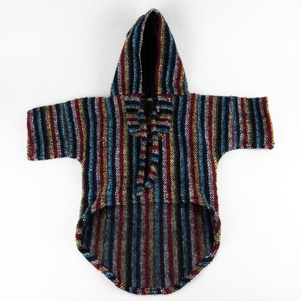 Hippie Embroidered Dog Jacket — Extra Large (Brown White)