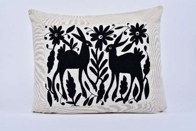Tenango Embroidered Cushion Cover - Style 9