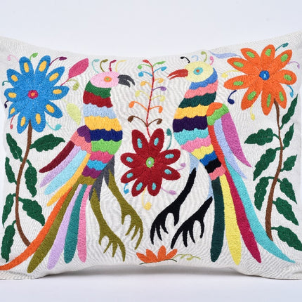 Tenango Embroidered Cushion Cover - Style 4