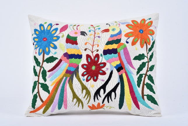 Tenango Embroidered Cushion Cover - Style 4