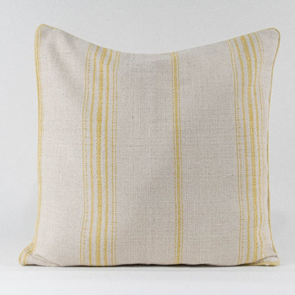 Frego Striped Cushion Cover - Beige/Yellow