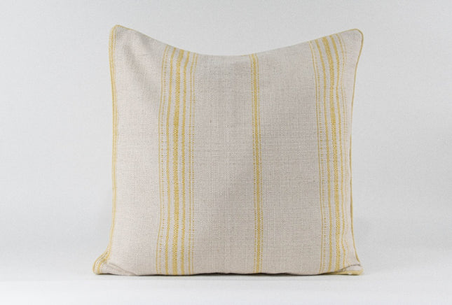 Frego Striped Cushion Cover - Beige/Yellow