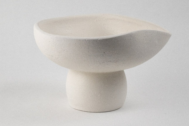 White Ceramic Fruit Centerpiece
