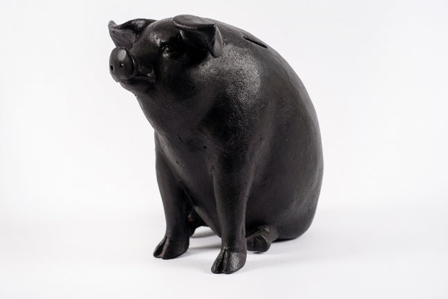 Mexican Classic Piggy Bank - Large Black