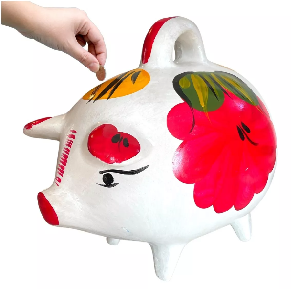 Mexican Classic Piggy Bank - Blue