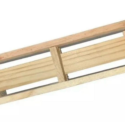 Wooden Matraca Ratchet Rattle - Large, 37 cm - Unfinished Pine