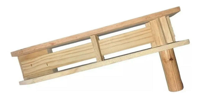 Wooden Matraca Ratchet Rattle - Large, 37 cm - Unfinished Pine