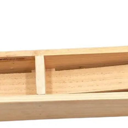 Wooden Matraca Ratchet Rattle - Medium, 26 cm - Unfinished Pine